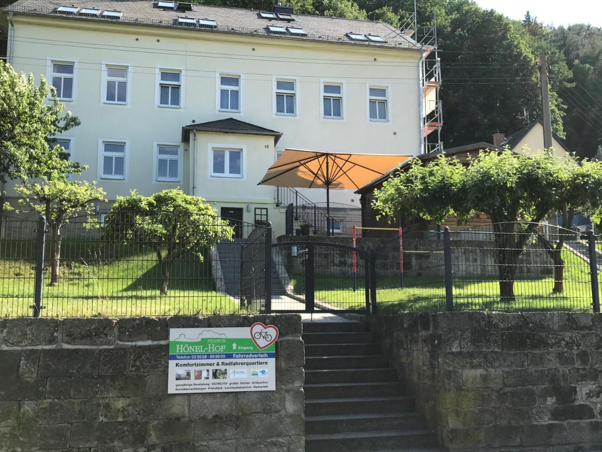 Pension Hoenel-Hof Bad Schandau Bagian luar foto